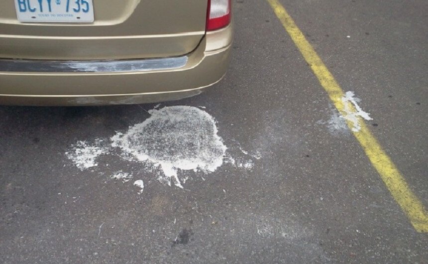 Who spilled this white paint
