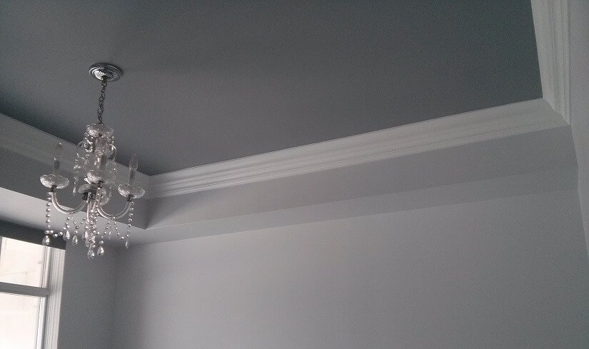 Painted ceiling as an accent