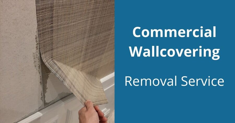 Commercial wallcovering removal